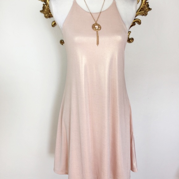 🛑Forever 21 Blush Pink Dress Size S - Picture 5 of 8